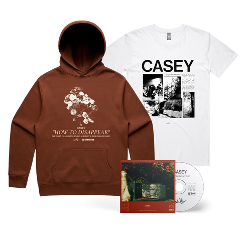 Casey - How To Disappear Album Hood + Tee + CD Bundle