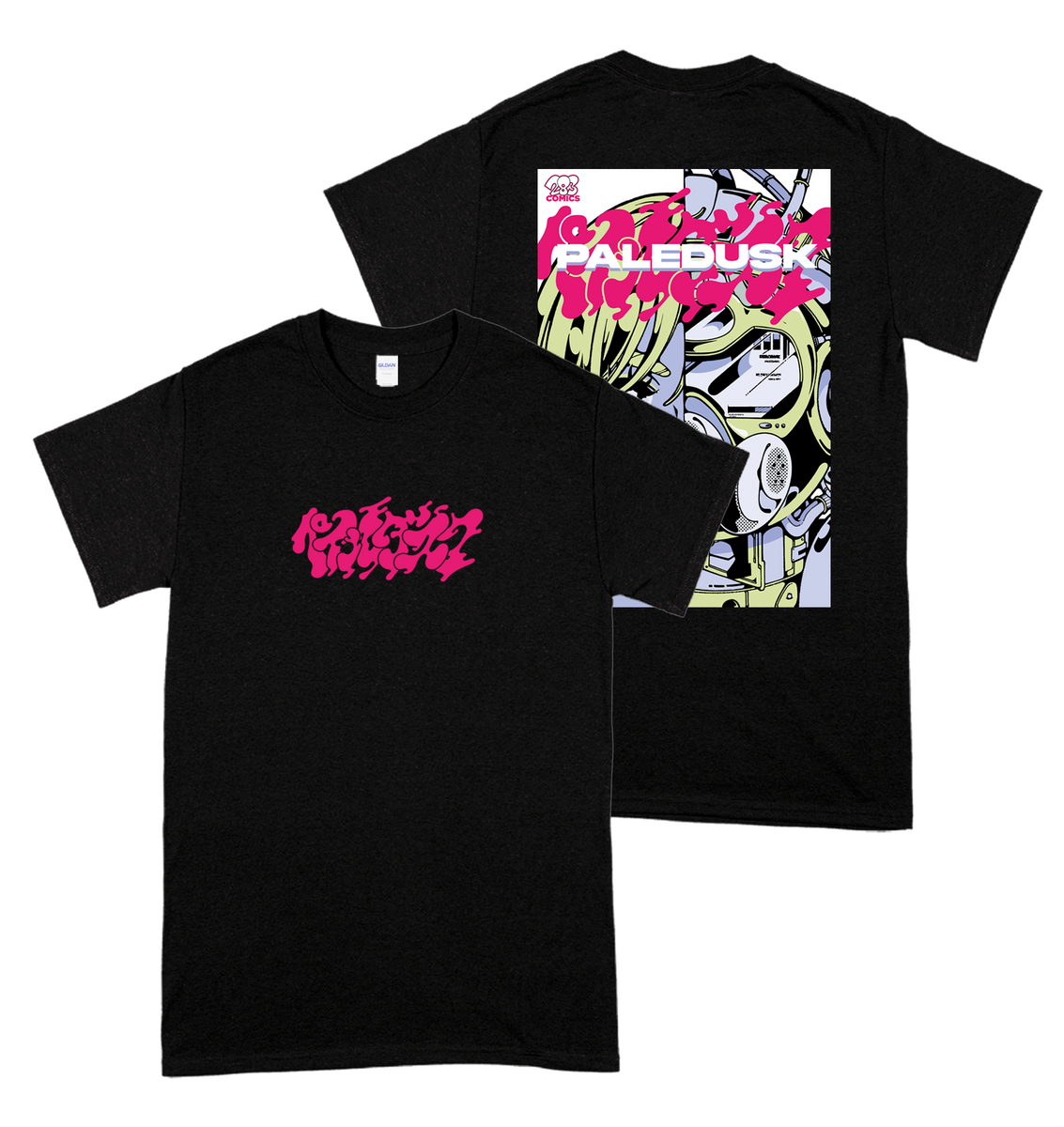 paledusk Tシャツ　XL PALEDUSK - 'Cartoon' Tee – Greyscale Records