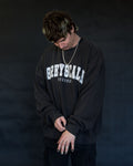 Greyscale Records - 'College' Black Crewneck