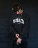 Greyscale Records - 'College' Black Crewneck