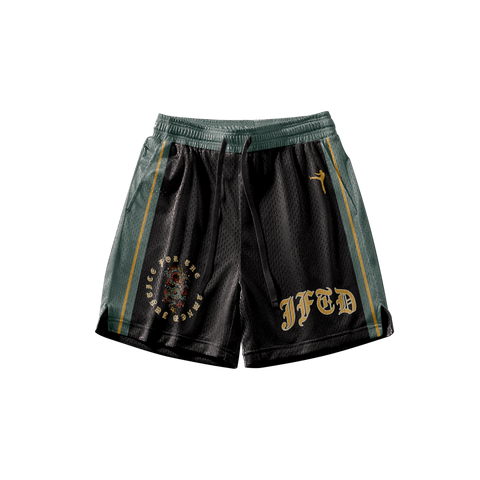 Justice For The Damned - 'Stay Relentless' Basketball Shorts