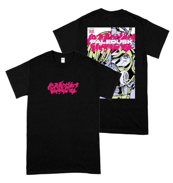 Paledusk - 'Manga' Tee - Black – Greyscale Records