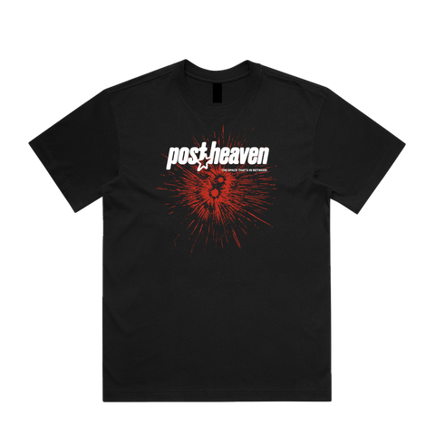 Post Heaven - 'The Space' Black Tee