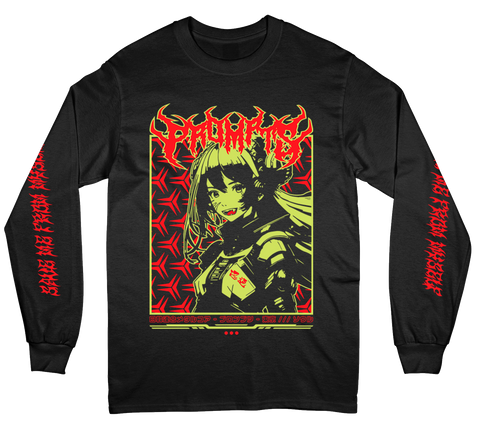 Prompts - 'Cyber Girl' Long Sleeve