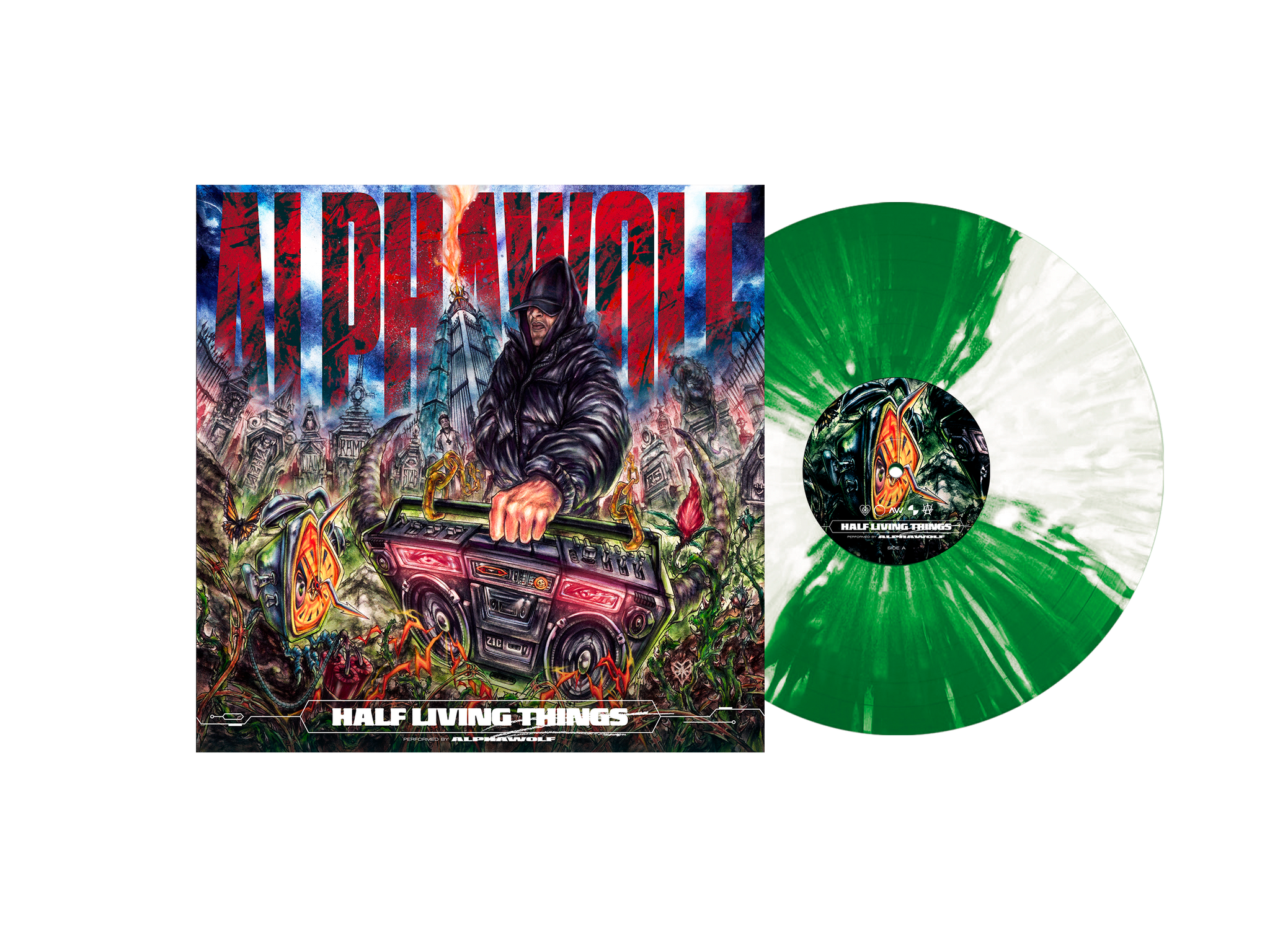 Alpha Wolf - Half Living Things LP – Greyscale Records