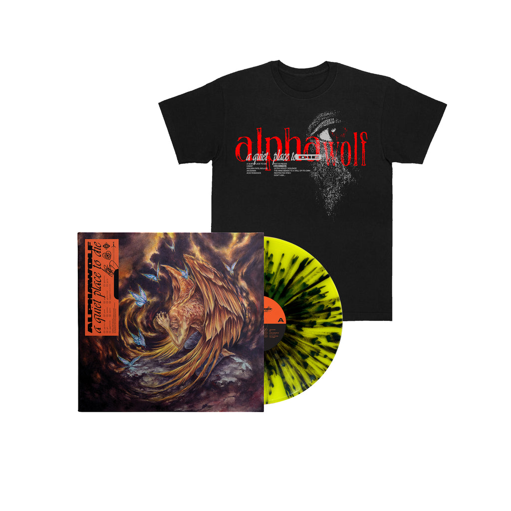 Alpha Wolf - a quiet place to die LP + Tee Bundle – Greyscale Records